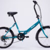 Xe đạp gấp Rikulau_xanh lam
