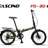 xe-dap-gap-fascino-fd-20-den-xanh